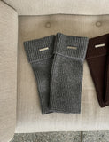 Rebeco ribbed knit leg warmers