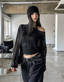 Reki Summer Square Mesh Knit