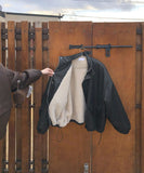 Classic loose fit string full lining high neck leather mustang