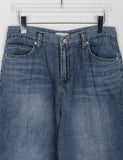 Forching Washing Wide Denim Pants