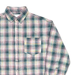 Cross-check seersucker shirt