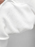 Frill mesh layered tube top