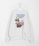 Rouzel bear printing brushed sweatshirt