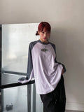 (UNISEX) Leah Color Scheme Raglan Long Sleeve