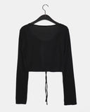 Paultin Layered Sleeveless Cardigan Set