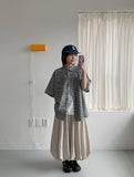 [unisex] Zindi Check Over Short Sleeve Shirt