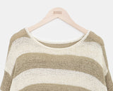 Kulloi Slim Fit Stripe Summer Knit