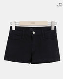 Erel High-Waisted Button Shorts