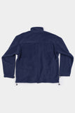 Mockneck low warm fleece zip-up