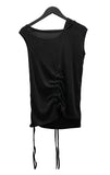 Mephi Shirring Hood Sleeveless