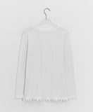 Genter Flower Lace Long Sleeve Tee