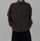 Leopard Fleece Jumper