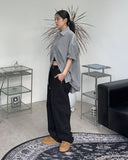 Kio Pigment Oversized Short-Sleeved Shirt