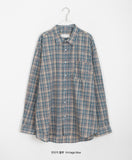 [unisex] Fleury vintage check over shirt