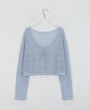Ditsy Bokashi Summer Ribbon Bolero Cardigan