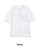 Meso Pocket Henley Neck T-Shirt