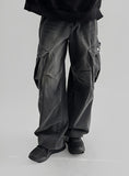 Lucle Wide Cargo Pants