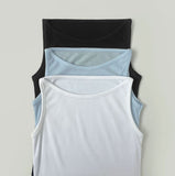 Daily Ribbed Cover Boat Neck Sleeveless