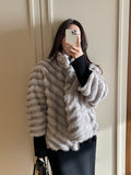 Minette Ecofur Zip-up Short Jacket