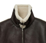 Overfit Shearling Fade Mustang