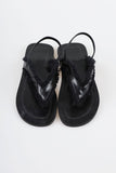 tassel flat sandals