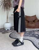 Loupe Button Track Bermuda Pants