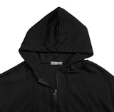 Nat Two-Way Cropped Hood Zip-Up