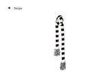 Kine Fringe Long Knit Muffler