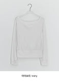 Kemta Layered Off-Shoulder Long-Sleeve Tee