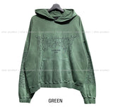 Eike printed balloon hoodie