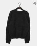 Lacon loose fit angora round knit