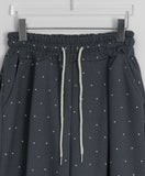Dalson Banding Dot Bermuda Pants