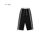 Deumyo Color Matching Track Nylon Banding Wide Pants