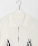 [unisex] Peulryu two-way short sleeve knit zip-up