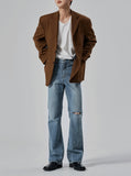 Elle three-button blazer