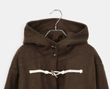 [Quilted Lining] Lumin Duffle Hood Short Coat