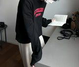 Mali Dark Red Lettering Sweatshirt