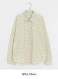 Petite Over Check Shirt
