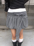Walkin Stripe Balloon Ribbon Mini Skirt