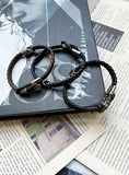 twist leather bracelet