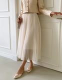 Hanyu sha pleated banding skirt