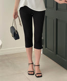 Miyu Half Slit Three Quarter Capri Pants