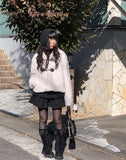 Tumo Winter Fur Long Middle Boots