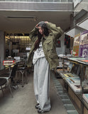 Lost printing loose fit long sleeves