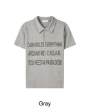 Tide Slim Lettering Collar Tee