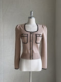 Danish Color Matching Puff Knit