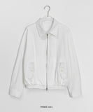 Keren collar two-way blouson