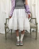 Hutom Lace Midi Skirt
