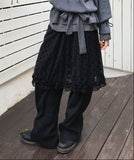 DOT SEE-THROUGH LAYERED SKIRT