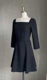 Beike Square Neck Belt One Piece